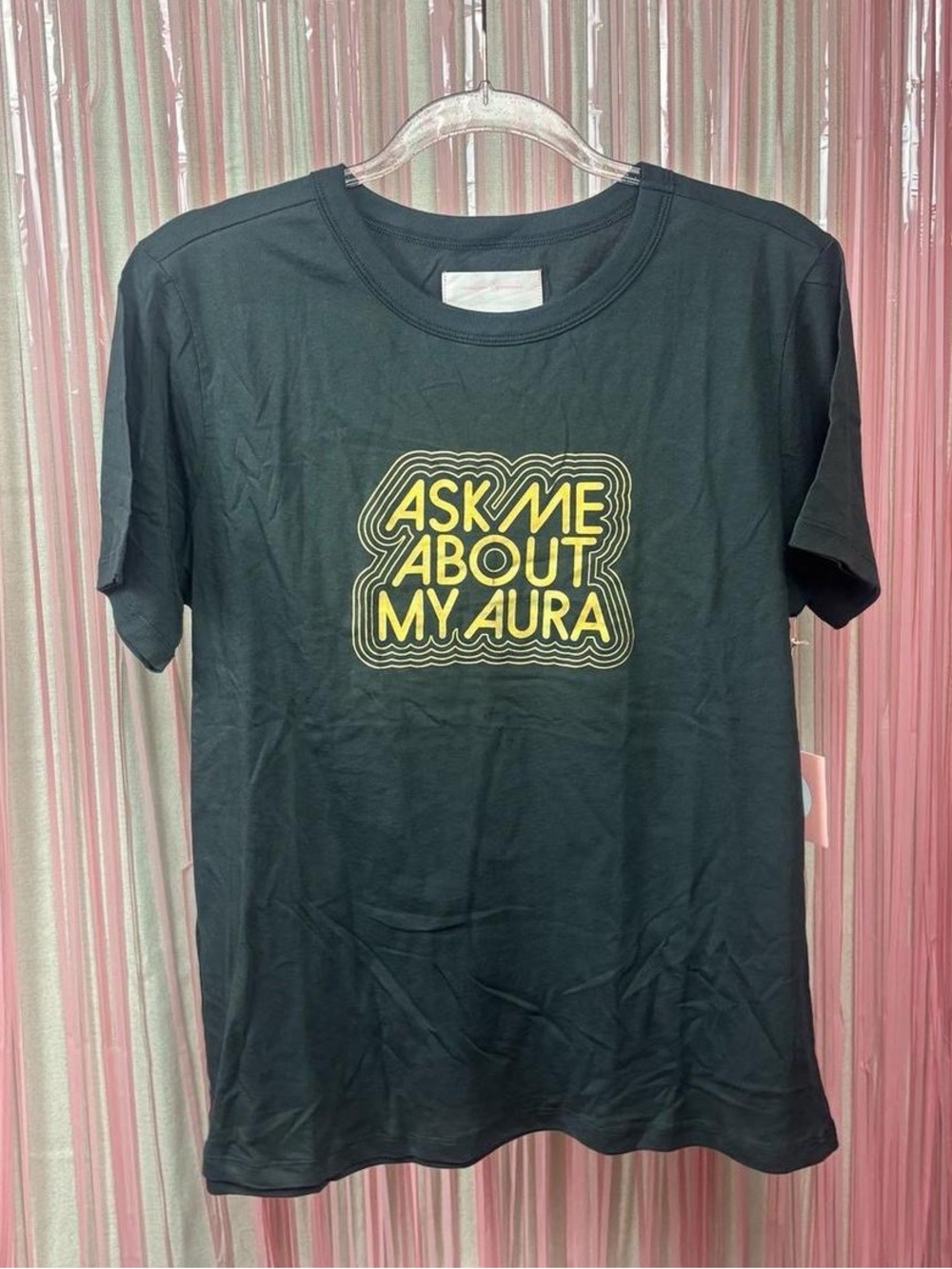 NWT ban.do Ask Me About My Aura SZL tee